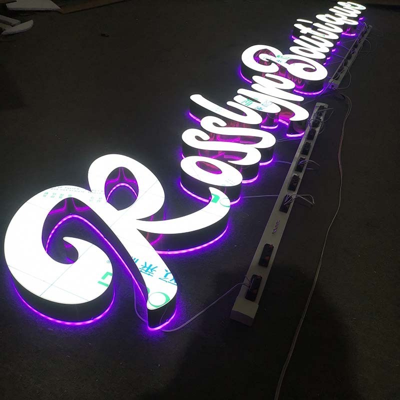 Outdoor Store 3d signs frontlit and backlit sign led light for led business signs