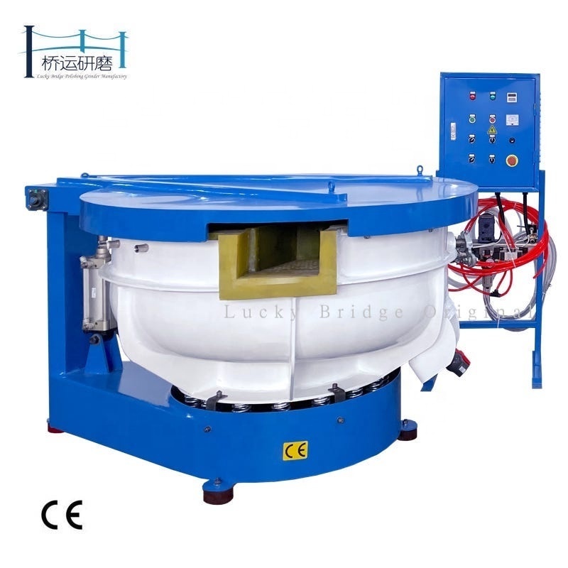 Hot Sale 300 L 10.6 CuFt Vibratory Tumbler Pipe Polishing Machine Deburring Machines