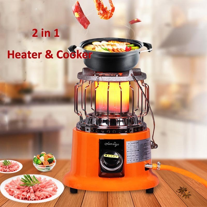 High quality mini camping gas heater and cooker outdoor manufacturers propane lamp heating portable heater gas