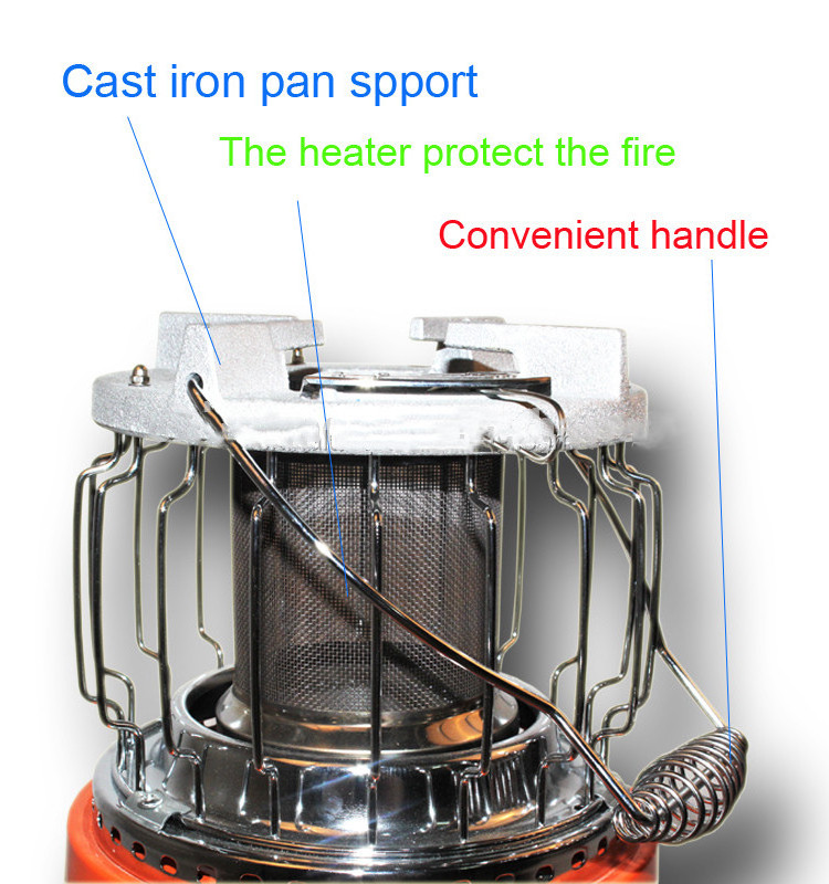 High quality mini camping gas heater and cooker outdoor manufacturers propane lamp heating portable heater gas