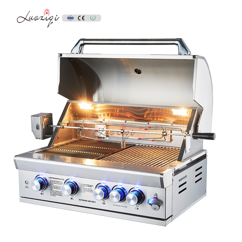 Hot in Europe High quality  easily cleaned smokeless portable multifunction outdoor kitchen steak beef fastly heating