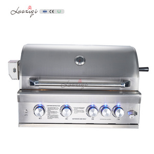 New design quickly heating outdoor kitchen stainless steel bbq grill portable with grassplot gas  bbq grill