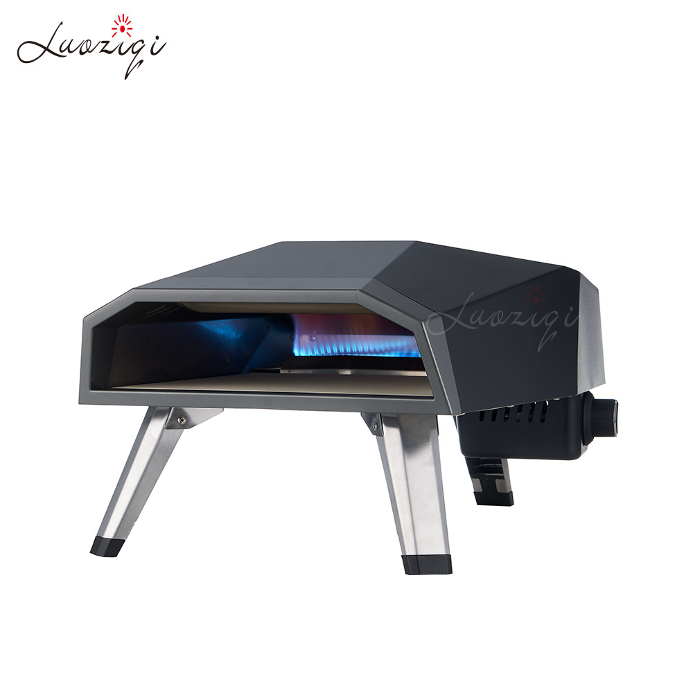 High quality stylish appearance easy to clean practical two in one gas and wood pizza oven maker