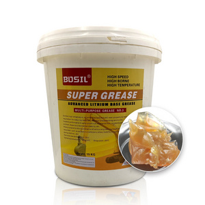 Industrial Automotive Yellow Grease MP3 Base Oil + Additives+viscous Agent SAE Multi-purpose Grease Yellow, Red and Blue 5000kg