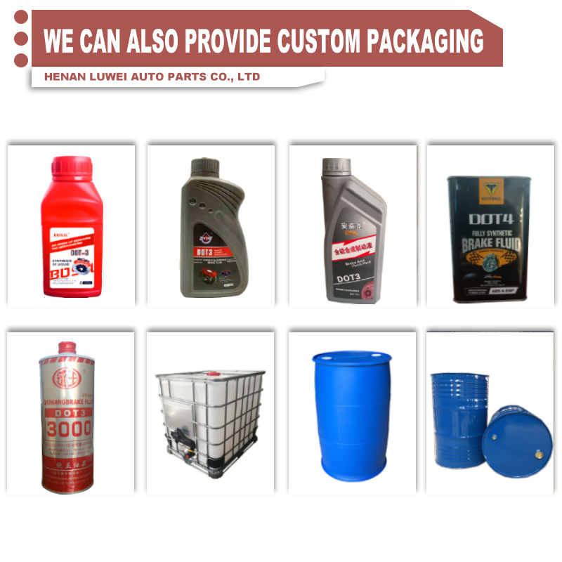 high quality factory wholesale break fluid dot 3 dot3+ lubricant forklift clutch synthetic oil brake fluid