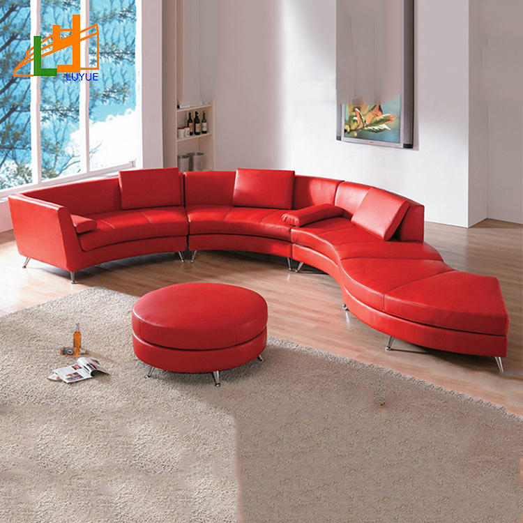 modern 7 seater sofa c shaped genuine leather furniture set living room sectionals sofa