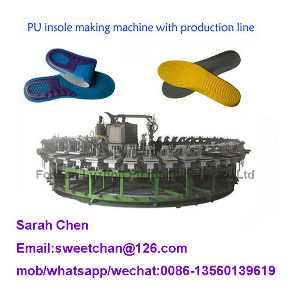 PU Shoe Inject Making Carousel Polyurethane Footwear Manufacturing Machines