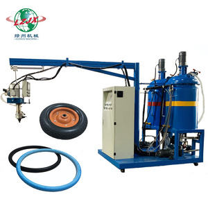 Pu Bike Tire Molding machine Polyurethane tyre making machine wheels for wheelchair injection foam machinery