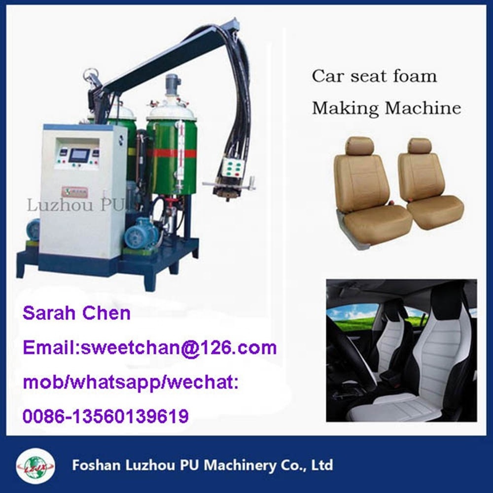 China Pu polyurethane forming machine Motorcycle seat cushion production line High Pressure Polyurethane PU Foam inject Machine