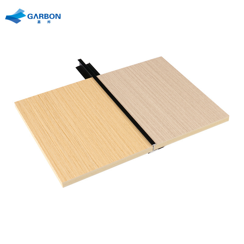 Waterproof Interior Wood Grain PVC Wall Panels Bamboo Charcoal Wood Veneer Sheet