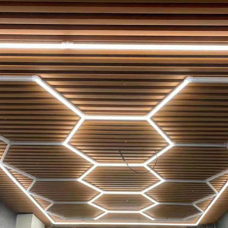 Plastic Composite Ceiling Decor Roof Decorations Ceiling WPC Wood PVC Modern Waterproof False Ceiling Waterproof Wall Panel 2.8m