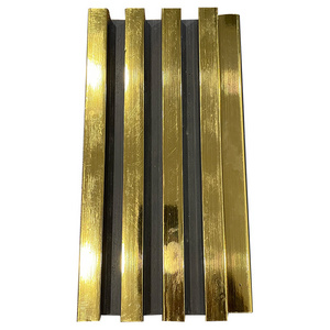 Factory Directly Wholesale Golden Color WPC Skirting Decorative Waterproof Skirting Board