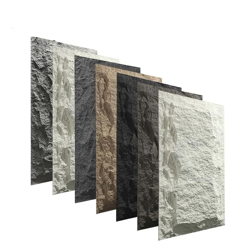 Easy-installation Durable Interior and Exterior PU Stone Panel Wall Artificial Polyurethane Stone Panel PU Faux Stone