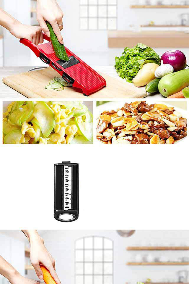 T150 Multifunctional Vegetable Cutter With Steel Blade Kitchen Accessories Mandoline Slicer Potato Peeler Carrot Cheese Grater