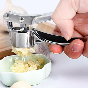 KLH055 Kitchen Garlic Peeler Easy Clean Ginger Chopper Pliers Masher Vegetable Tools Manual Zinc Alloy Garlic Press