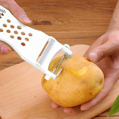 P1152 Home And Kitchen Multifunctional Scraper Stainless Steel Peeler Potato Cucumber Graters