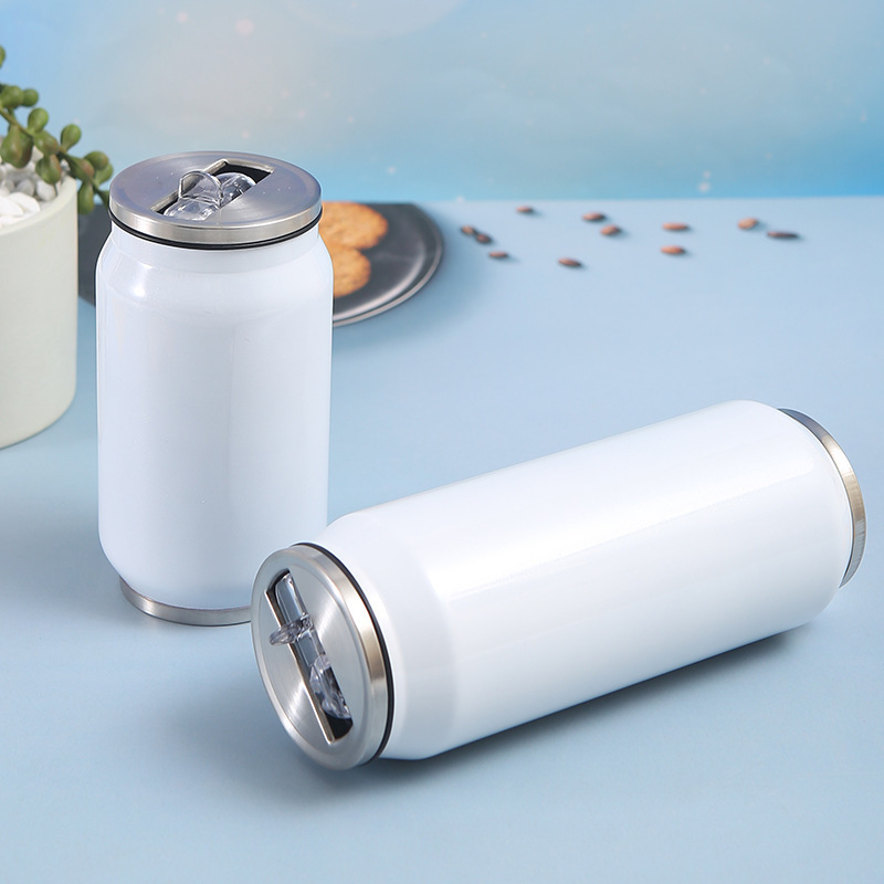 DD2288  Custom Double Wall Beer Tea Mug Water Bottle Coffee Drinking Car Cup Tumbler Vacuum Stainless Steel Sublimation Pop Can