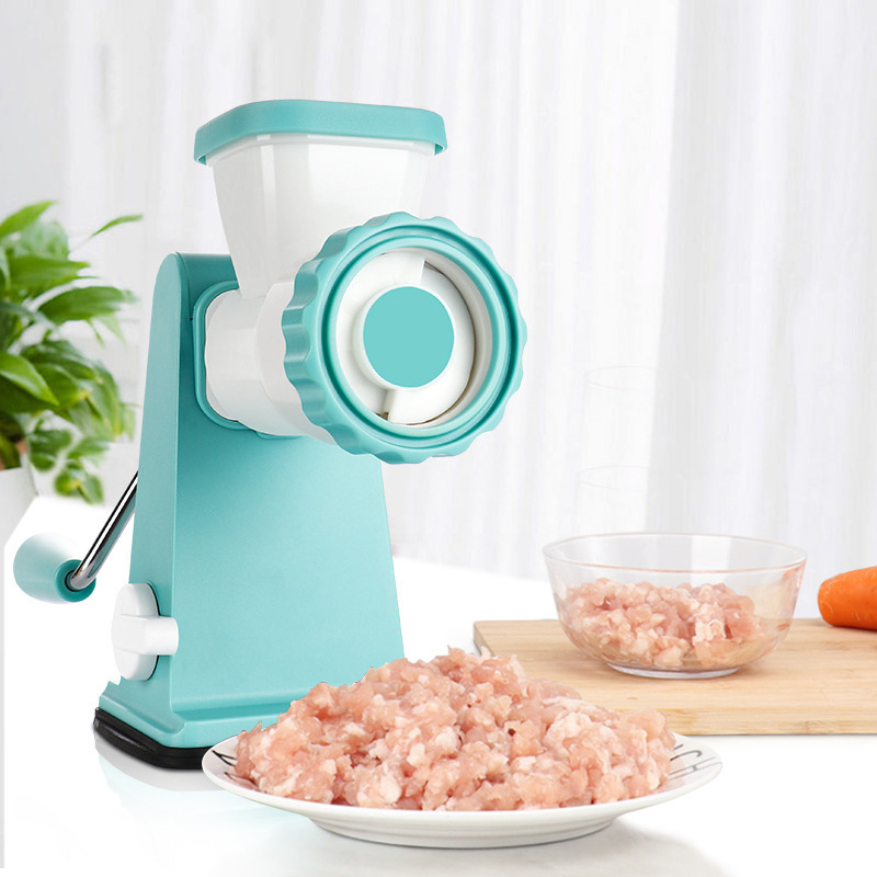 T136 Household Manual Vegetable Chopper Stainless Steel Blade Sausage Machine Home Cooking Mincer Multifunction Meat Grinder