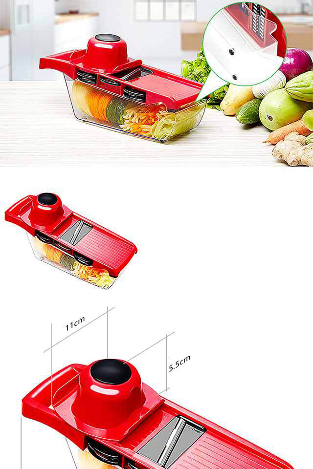 T150 Multifunctional Vegetable Cutter With Steel Blade Kitchen Accessories Mandoline Slicer Potato Peeler Carrot Cheese Grater