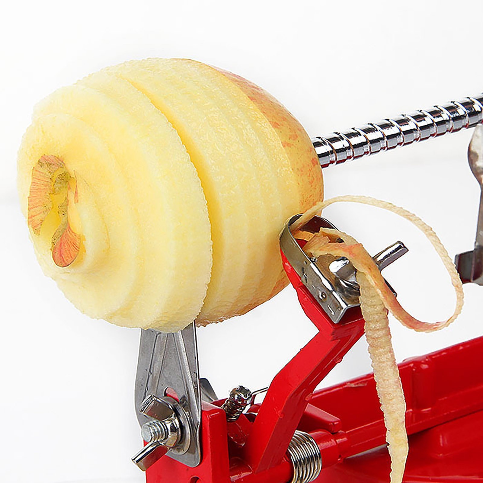 A1013 3 in 1 Steel Fruit Potato Apple Machine Peeler Corer Slinky Slicer Cutter Bar Hand-cranked Clipping Fruit Potato Peeler