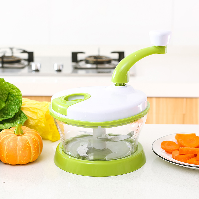 A490 Multifunctional Manual Fruit Vegetable Chopper Grape Slicer Household Kitchen Food Processor Hand-crank Meat Grinder