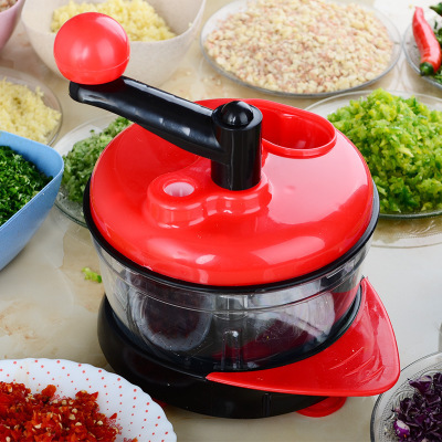 A686 Manual Meat Grinder Household Stainless Steel Vegetable Slicer Food Proccer Egg Blender Multi-function Vegetable Chopper