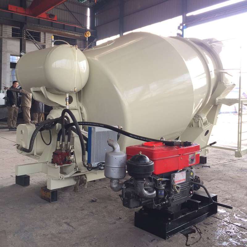 Truck Mounted Concrete Mixer Volumetric Mixer Tank High Quality Small Size Integrited Concrete Cement Mixer Tank