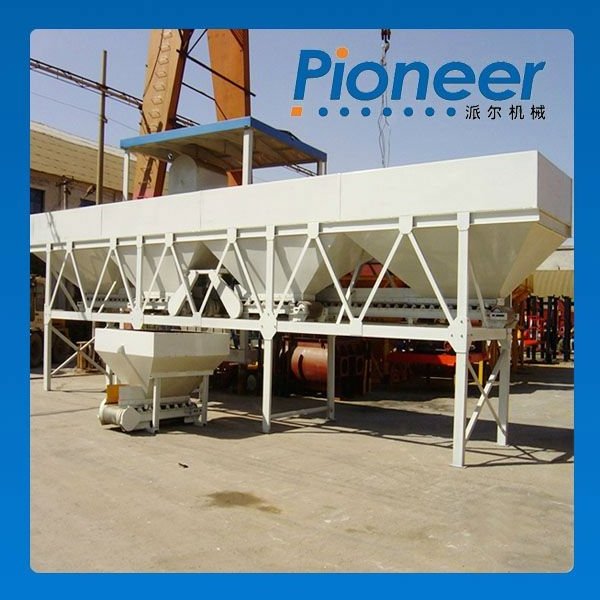 Integrited High quality three bins PLD1200 batcher hopper concrete batching machine