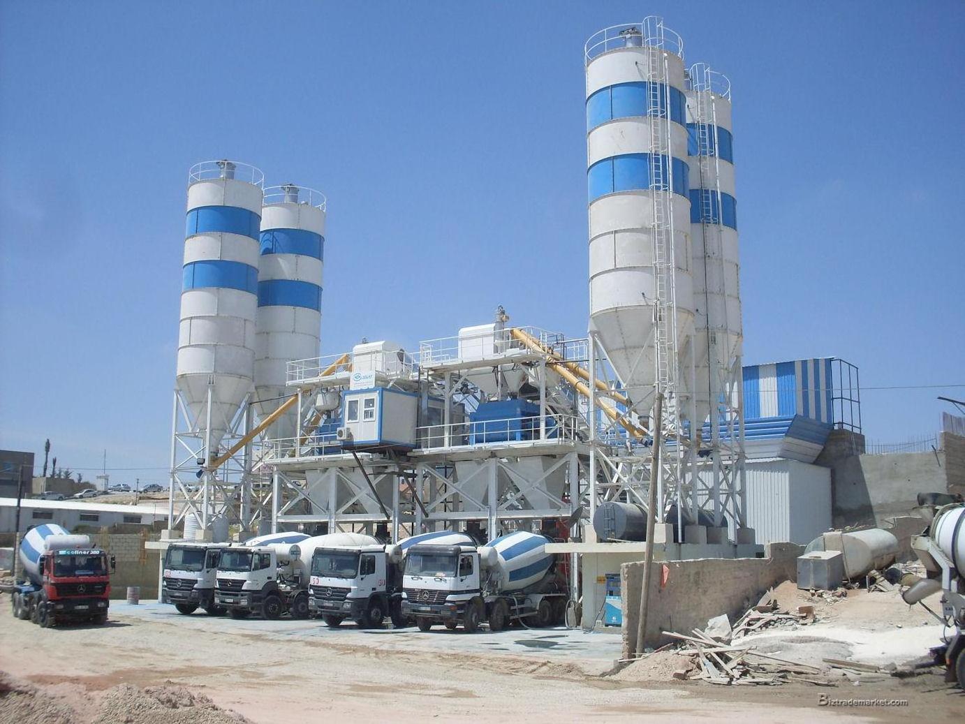 100m3/h Batching Plant Aggregate Batcher Mobile Remote Monitoring Concrete Batching And Mixing Plant