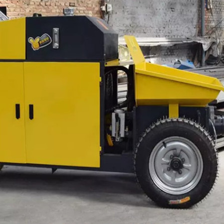 Mobile concrete pumping machine Mini Integrited electric concrete pump for sale