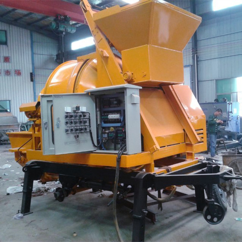 New portable concrete mixer pump JBT30 30 m3/h concrete top mixer with concrete pump