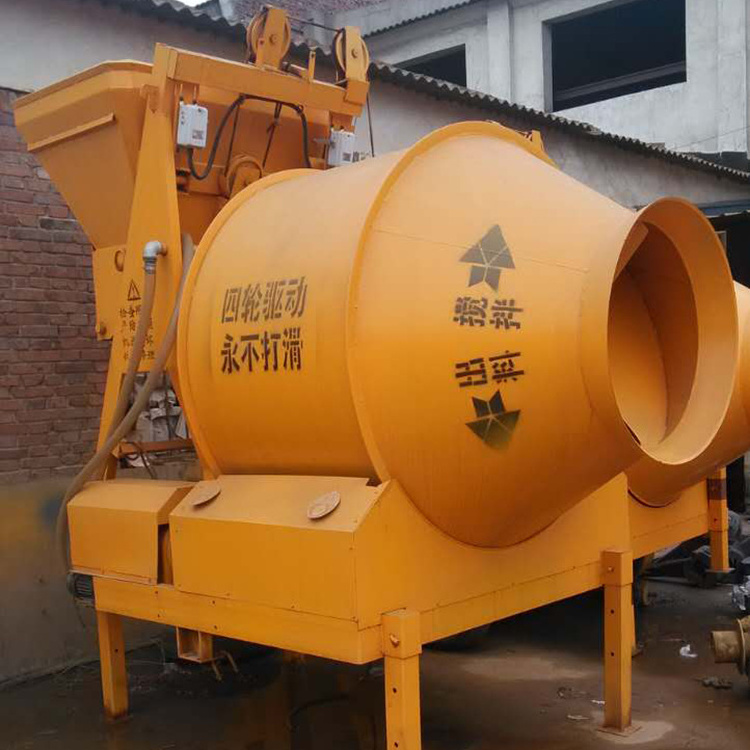 Concrete Bucket Mixer Mobile Portable Concrete Mixer New Design Modern Professional JZM500 Cement Mixer Drum