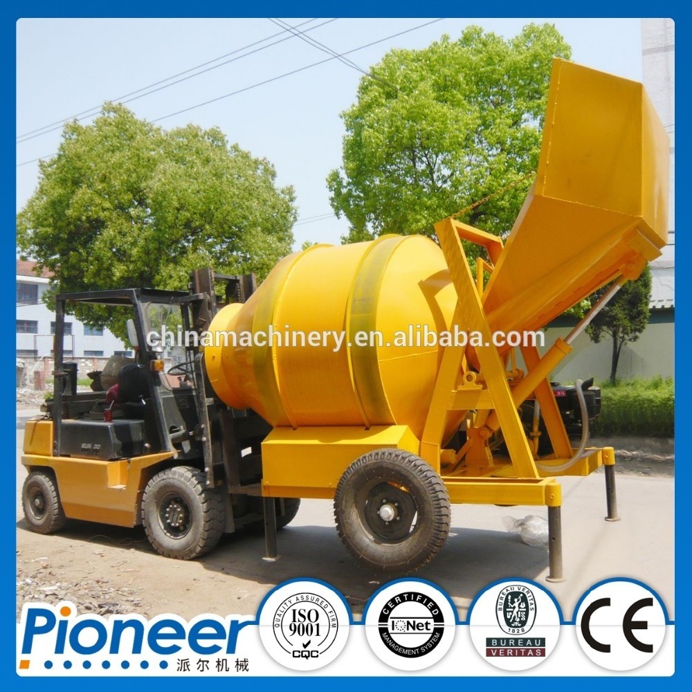 Jzd350 3 Yard Diesel Heavy Duty Integrited Concrete Mixer For Sale