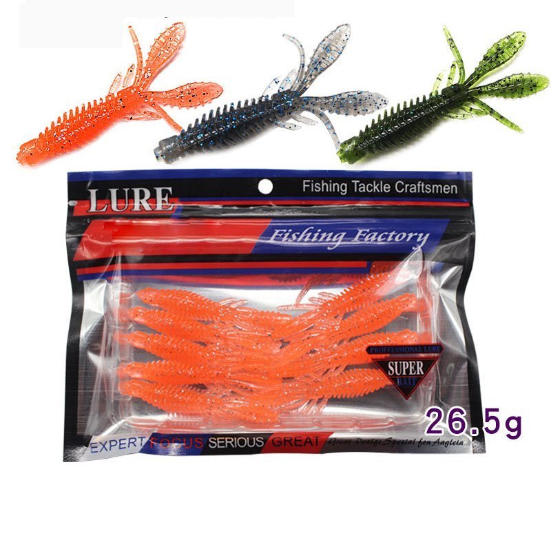 500PCS MOQ Customized Printing Plastic Bag Eco Friendly Fishing Lure Bag Packaging With Resealable Ziplock Euro Hole