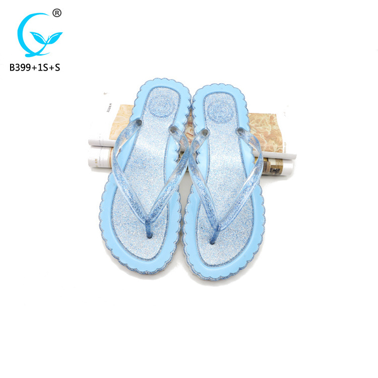 China wholesale PVC footwear designs PCU chappal plastic slipper lady new design flip flops