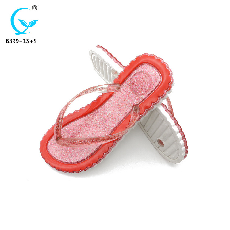 China wholesale PVC footwear designs PCU chappal plastic slipper lady new design flip flops