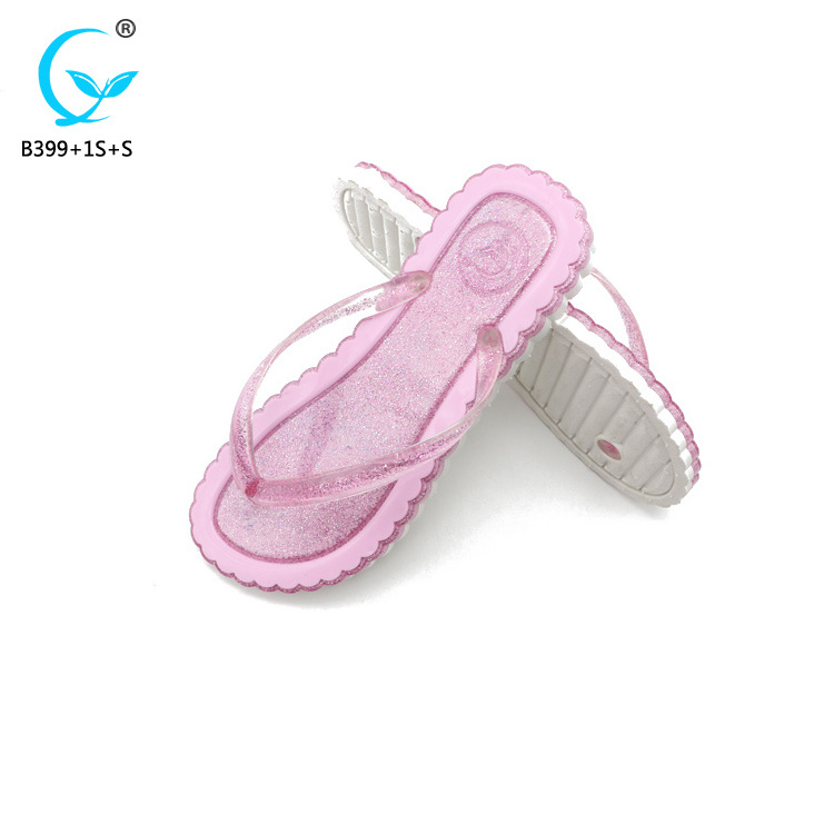 China wholesale PVC footwear designs PCU chappal plastic slipper lady new design flip flops