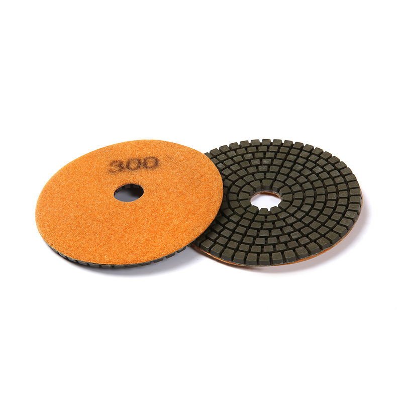 Low Price High Quality Abrasive tool Resin Wet Diamond Polishing Pad For Granite Concrete Marble Stone Countertop