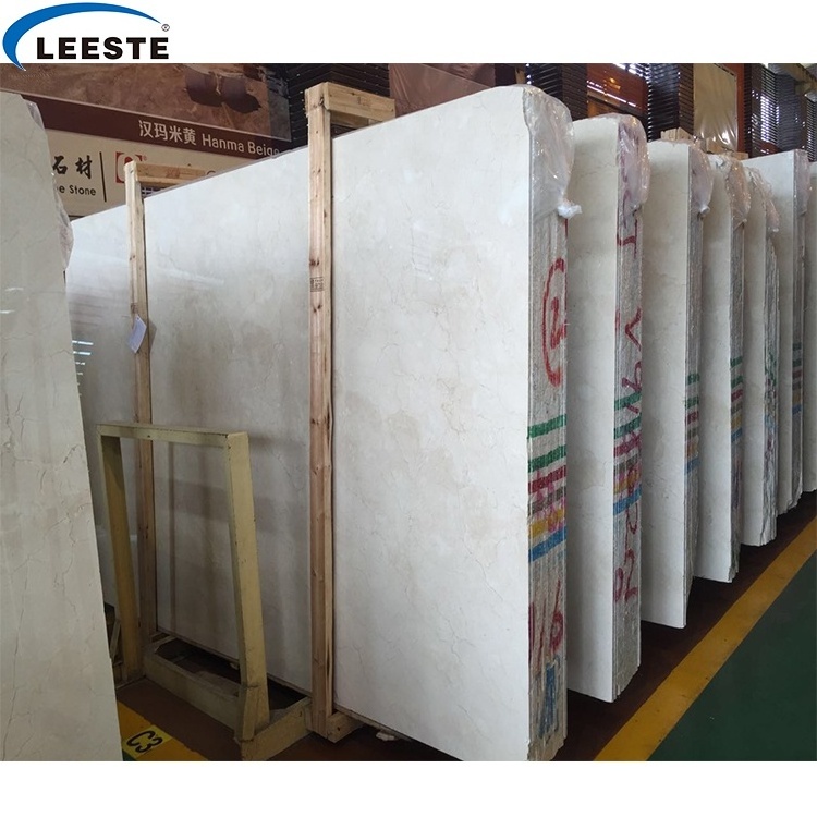 Popular Crema Marfil Beige Marble Tiles and slabs Spanish Beige dinning table marble factory price