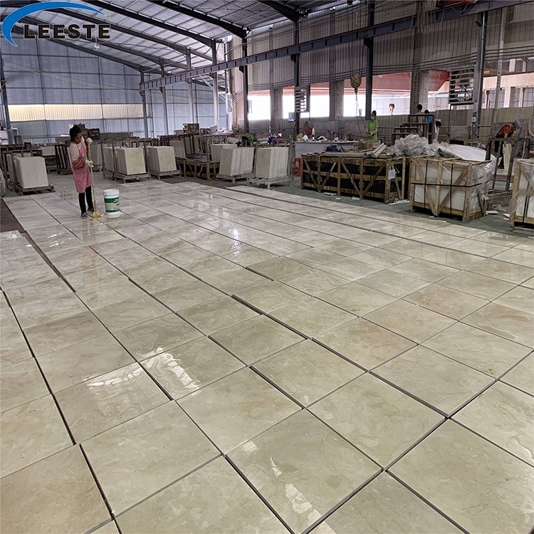 Popular Crema Marfil Beige Marble Tiles and slabs Spanish Beige dinning table marble factory price