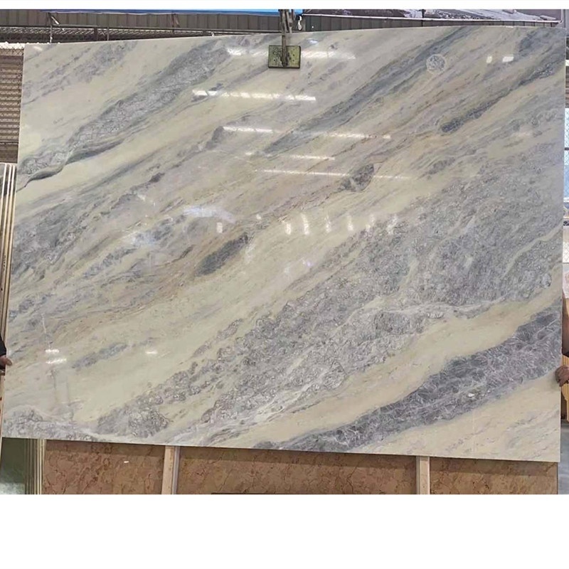 Natural Emerald Marble Blue Sky Marble with Green Veins for Villa Projects