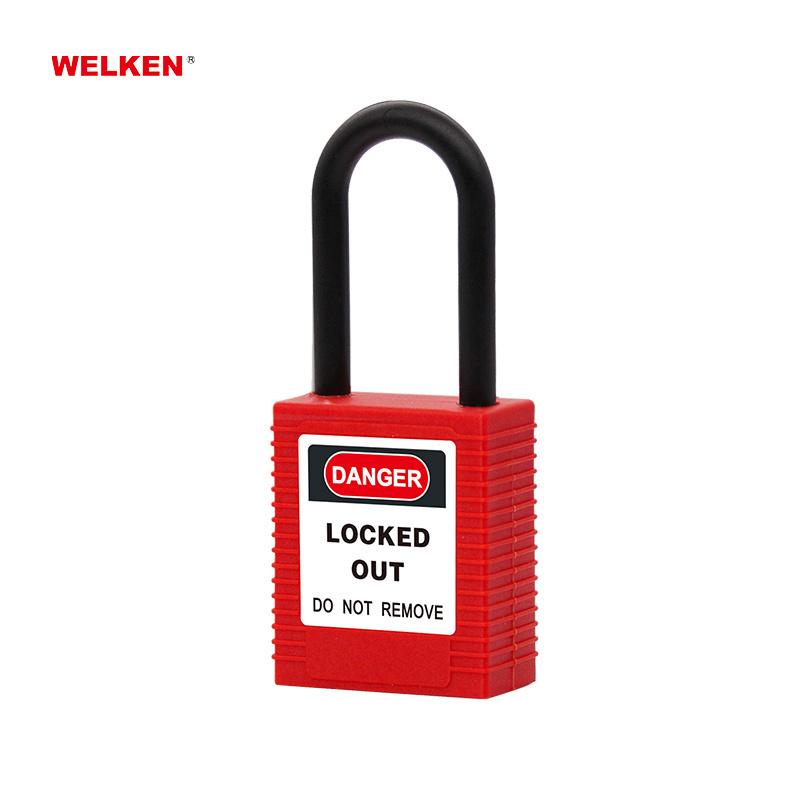 lock locks 38mm 76mm nylon shackle 16 colors Insulation Safety Security Padlock Industrial Lockout Tagout LOTO