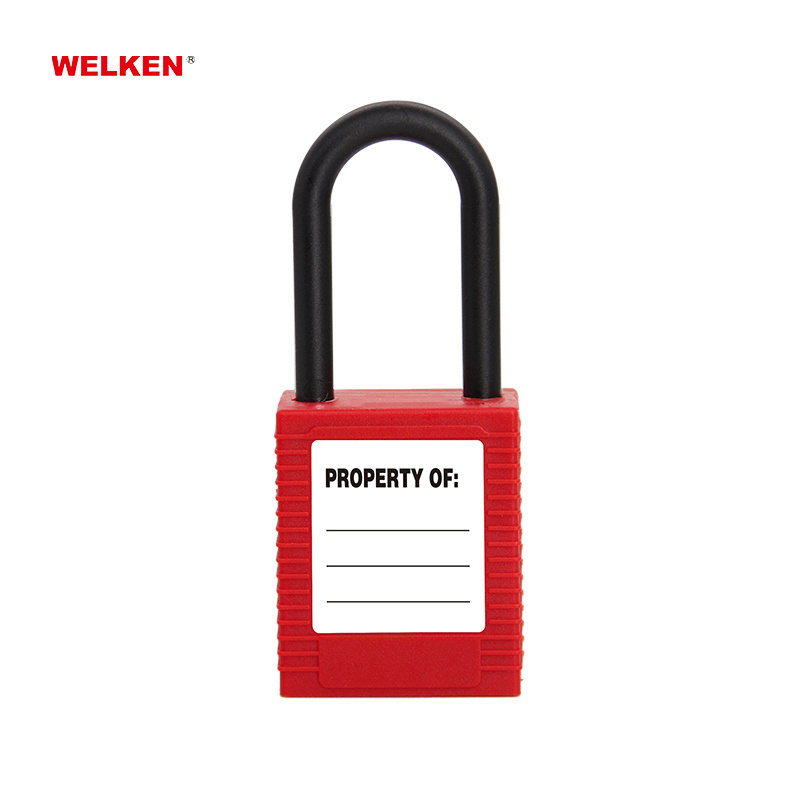 lock locks 38mm 76mm nylon shackle 16 colors Insulation Safety Security Padlock Industrial Lockout Tagout LOTO