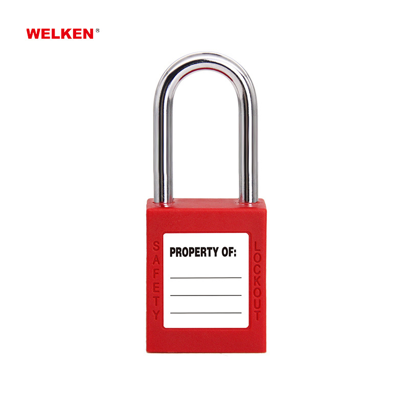 Security Brand Padlock Loto Nylon Body Lockout Safety Padlock keyed alike