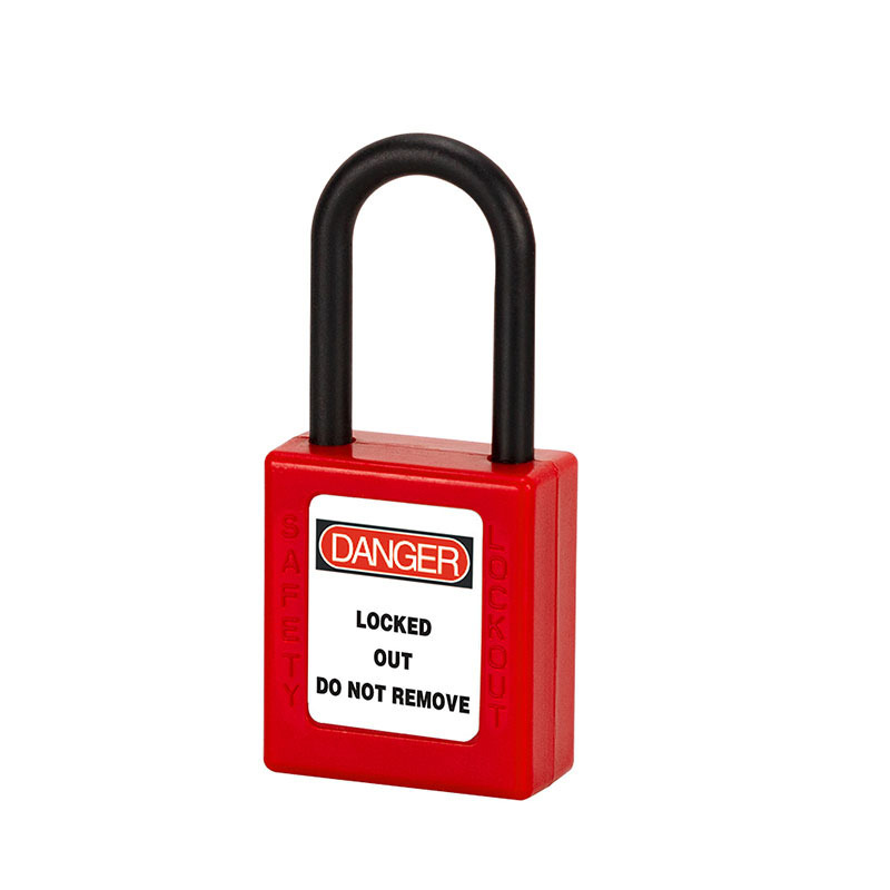 BD-8531 Series High Security Insulation 38mm Shackle Anti Theft Safety Nylon Padlock