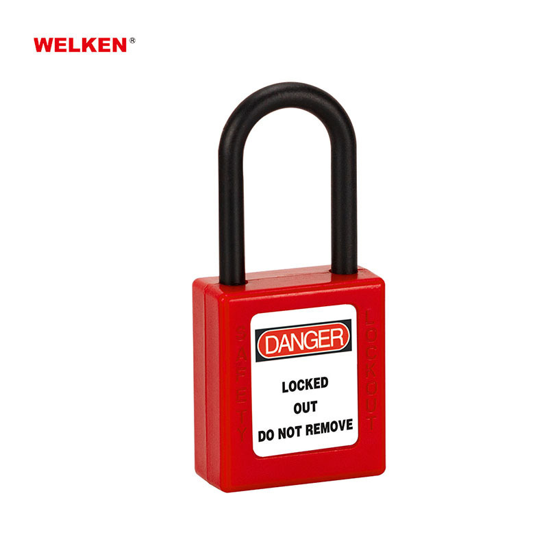 BD-8531 Series High Security Insulation 38mm Shackle Anti Theft Safety Nylon Padlock