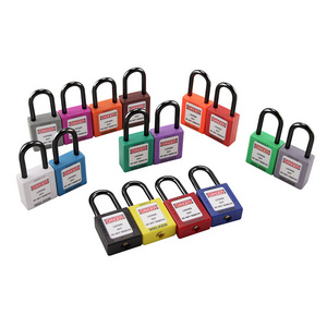 BD-8531 Series High Security Insulation 38mm Shackle Anti Theft Safety Nylon Padlock