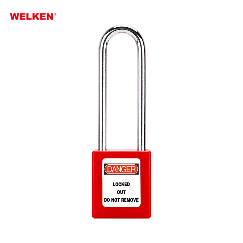 Padlock Manufacturing ABS Plastic Safety Padlock 76mm long shackle padlock combination lock locks