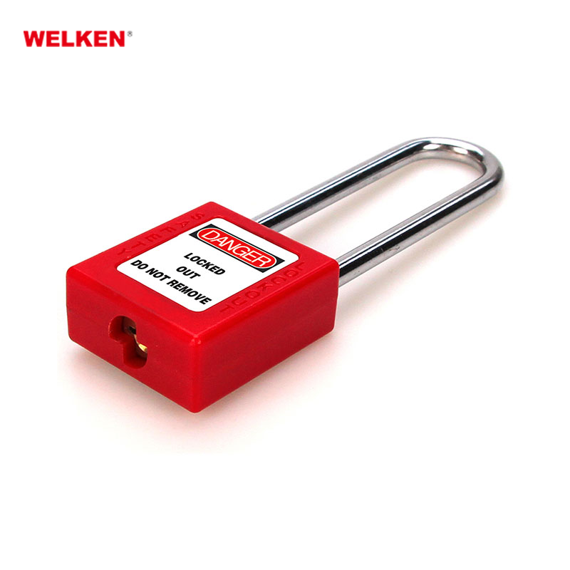 Padlock Manufacturing ABS Plastic Safety Padlock 76mm long shackle padlock combination lock locks