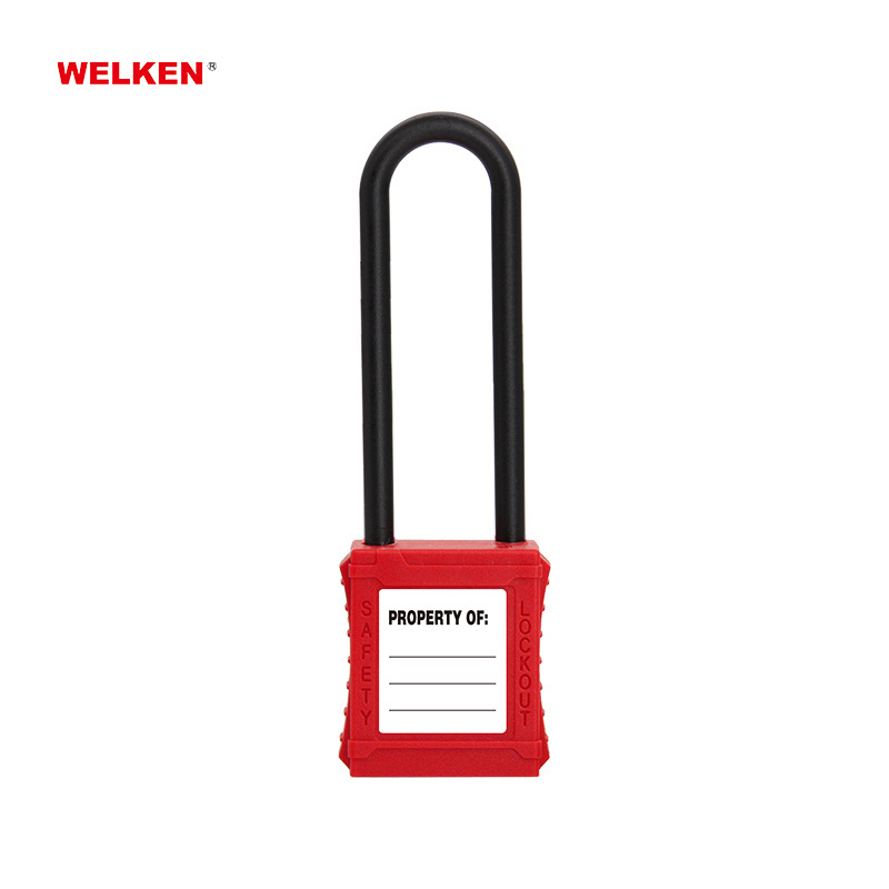 76mm nylon shackle Insulation Safety Padlock lock locks lockout padlocks padlock manufacturing Industrial Lockout Tagout LOTO